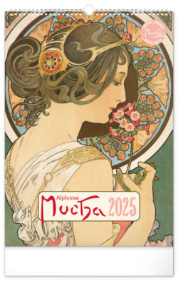 Wall calendar Alphonse Mucha 2025