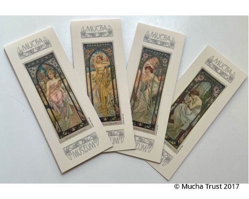 Set of magnetic bookmarks I.