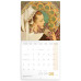 Grid calendar Alphonse Mucha 2021