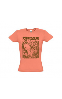 T-shirt Cocorico coral