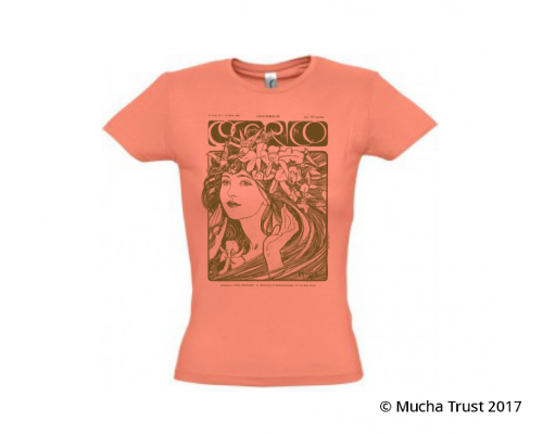 T-shirt Cocorico coral